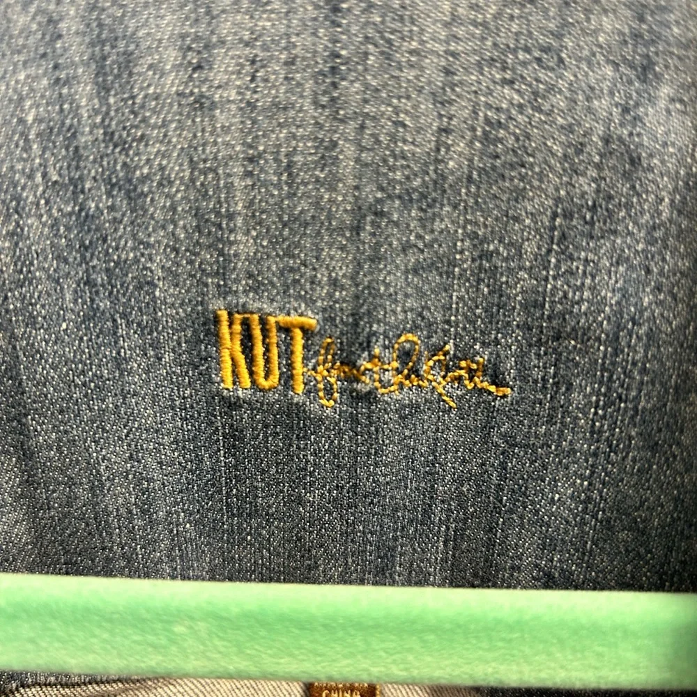 Kut from the Kloth Light Blue Jean Jacket - Picture 2 of 5